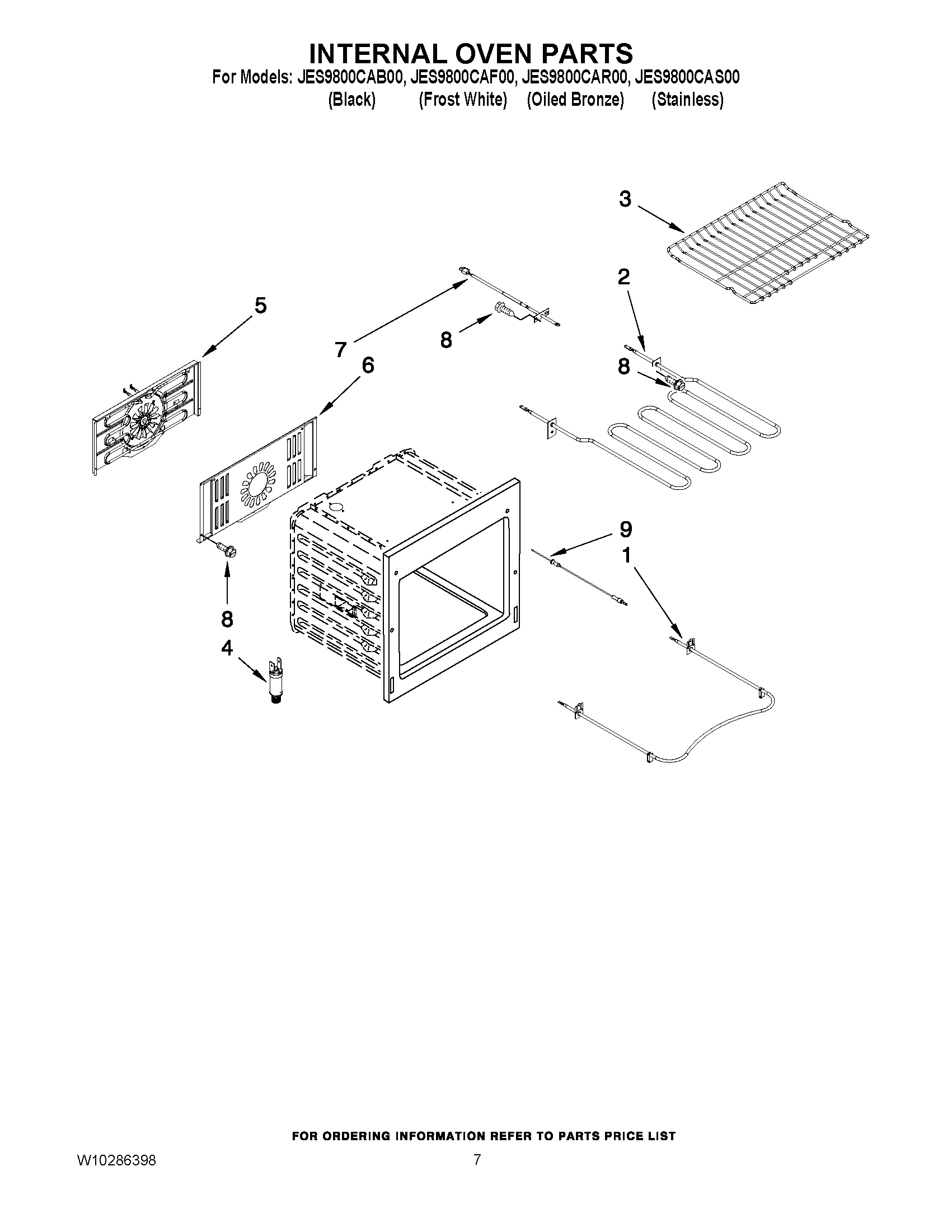 05 - INTERNAL OVEN PARTS