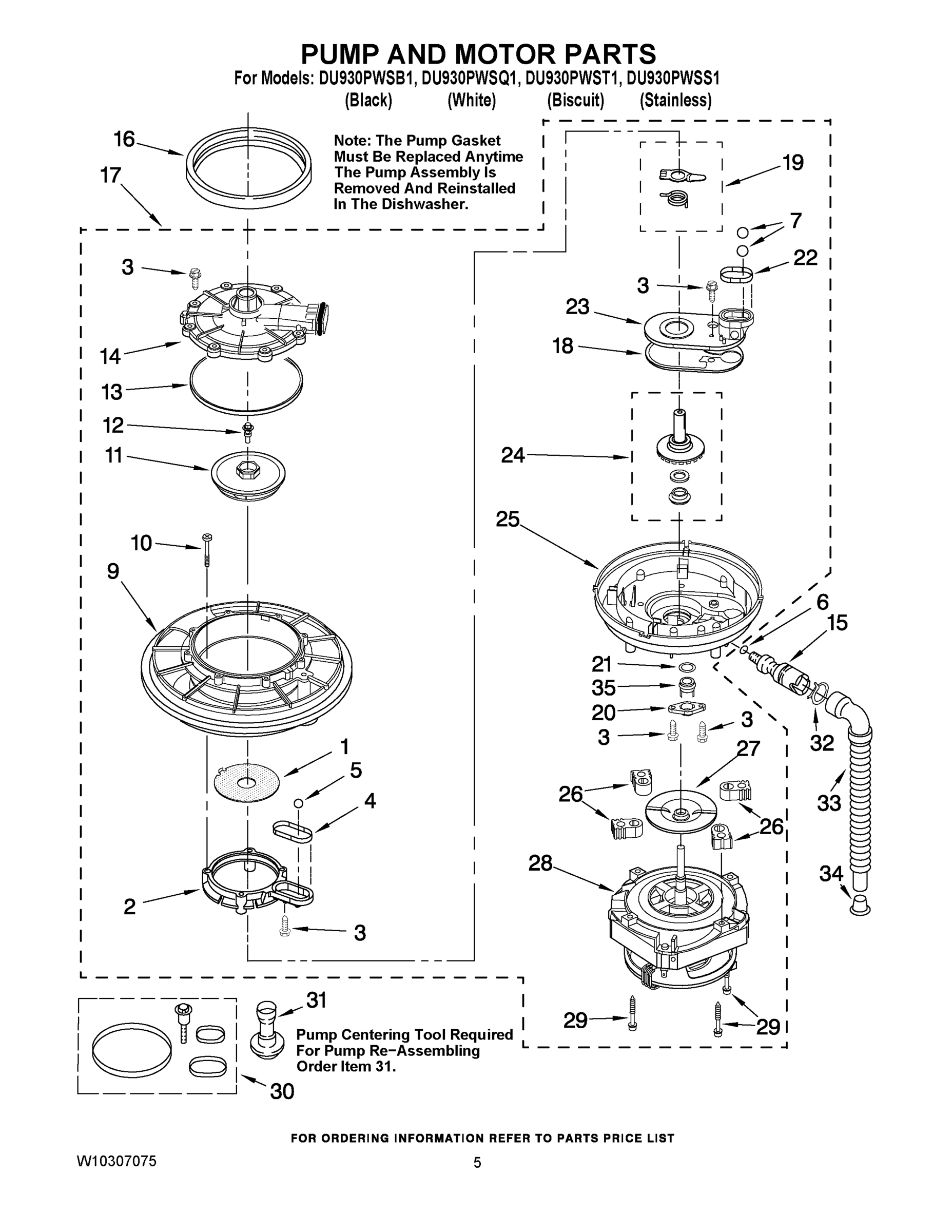 04 - PUMP AND MOTOR PARTS