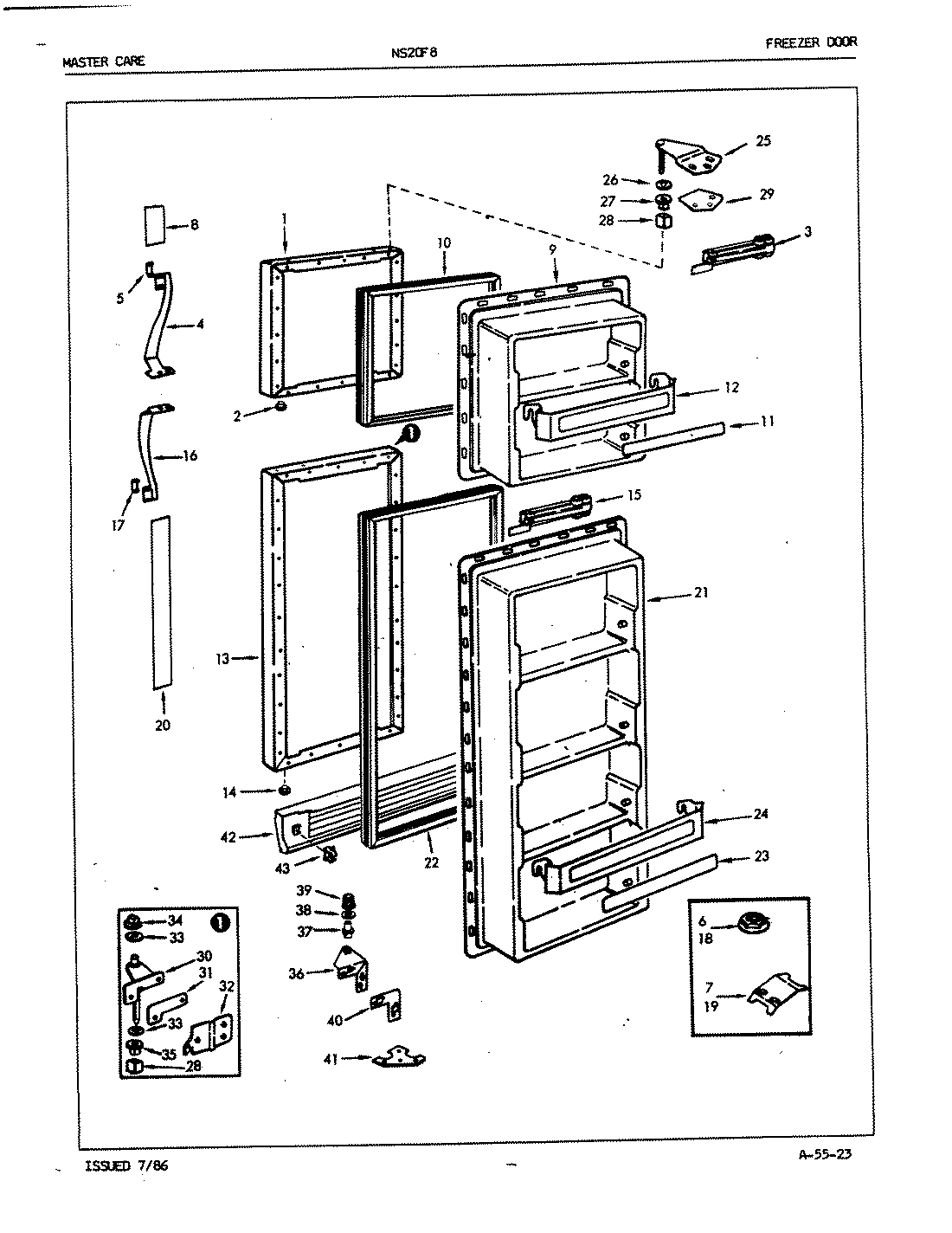 02 - FREEZER DOOR