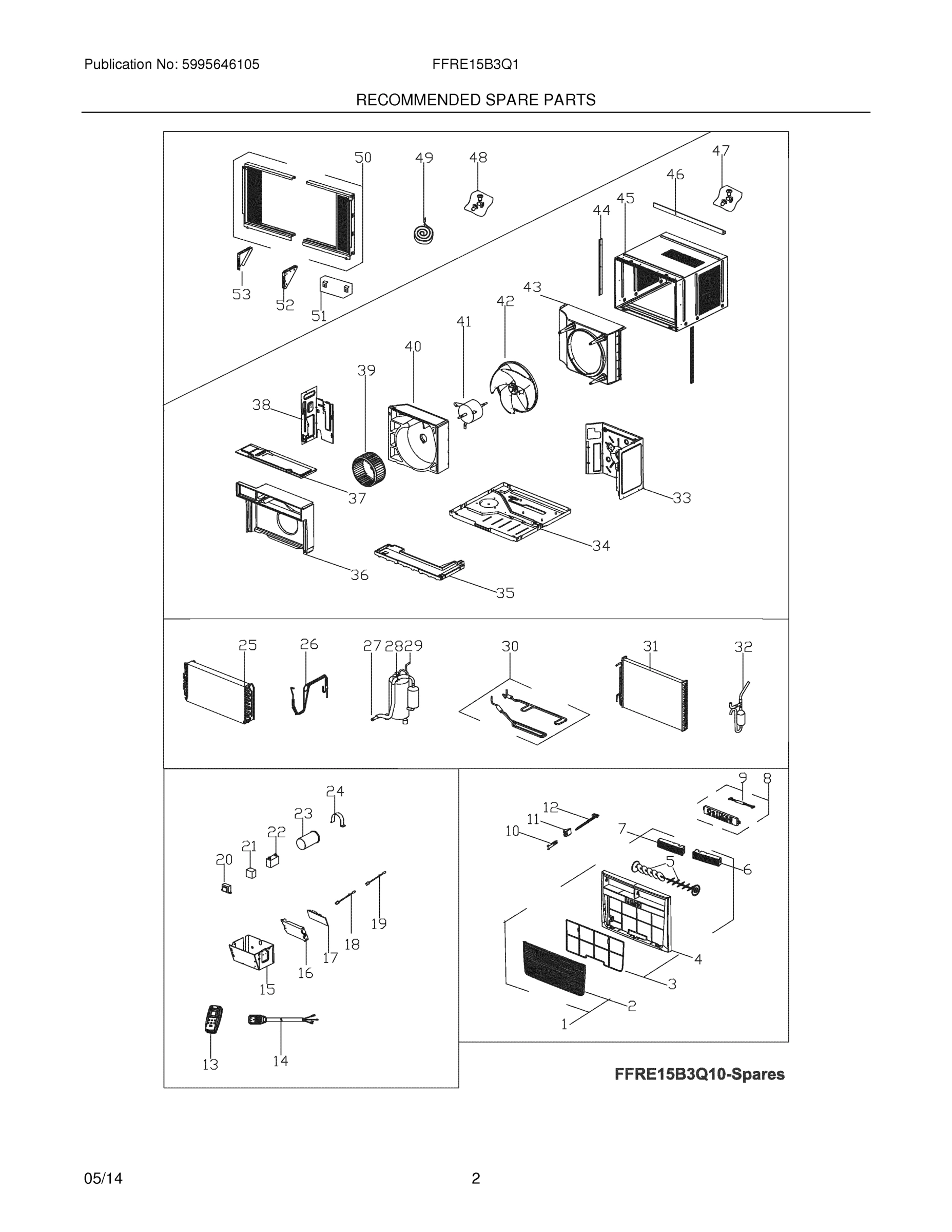 03 - RECOMMENDED SPARE PARTS