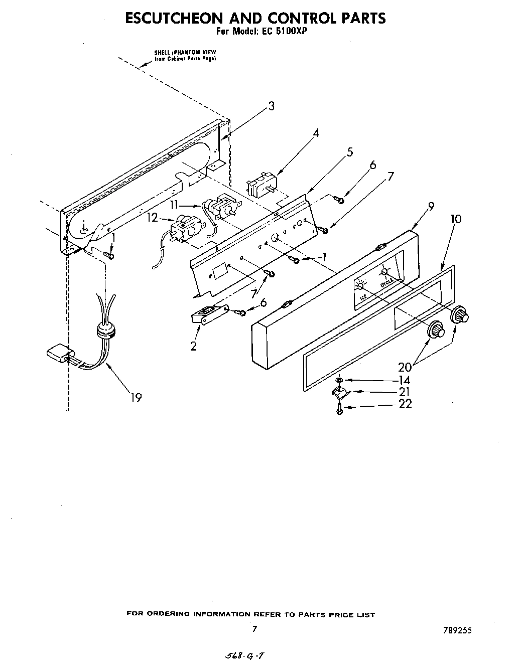 05 - ESCUTCHEON AND CONTROL