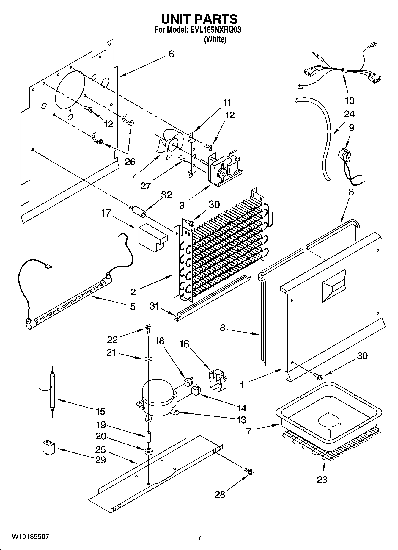 04 - UNIT PARTS, OPTIONAL PARTS (NOT INCLUDED)