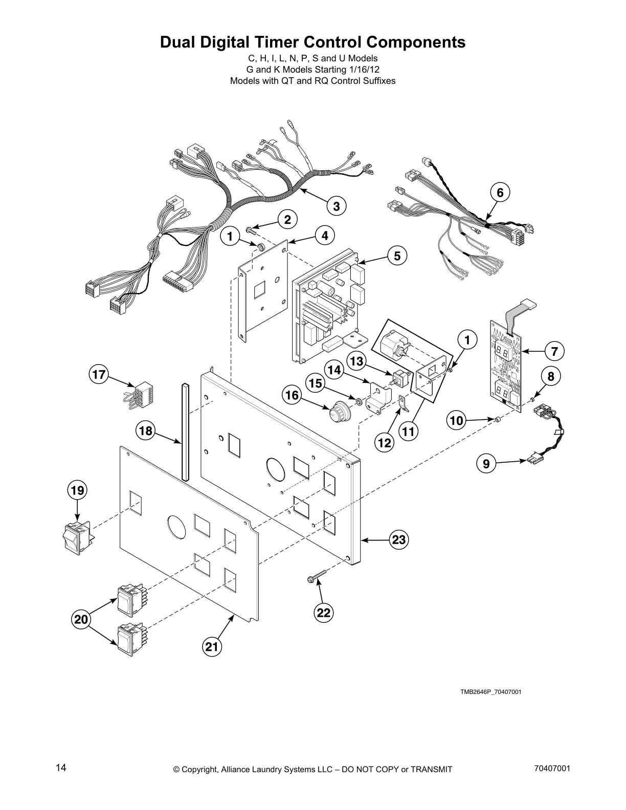 Dual Digital Timer Control Components