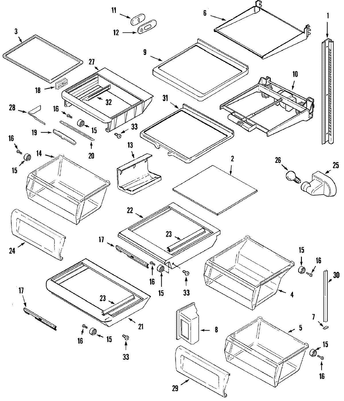 11 - SHELVES & ACCESSORIES