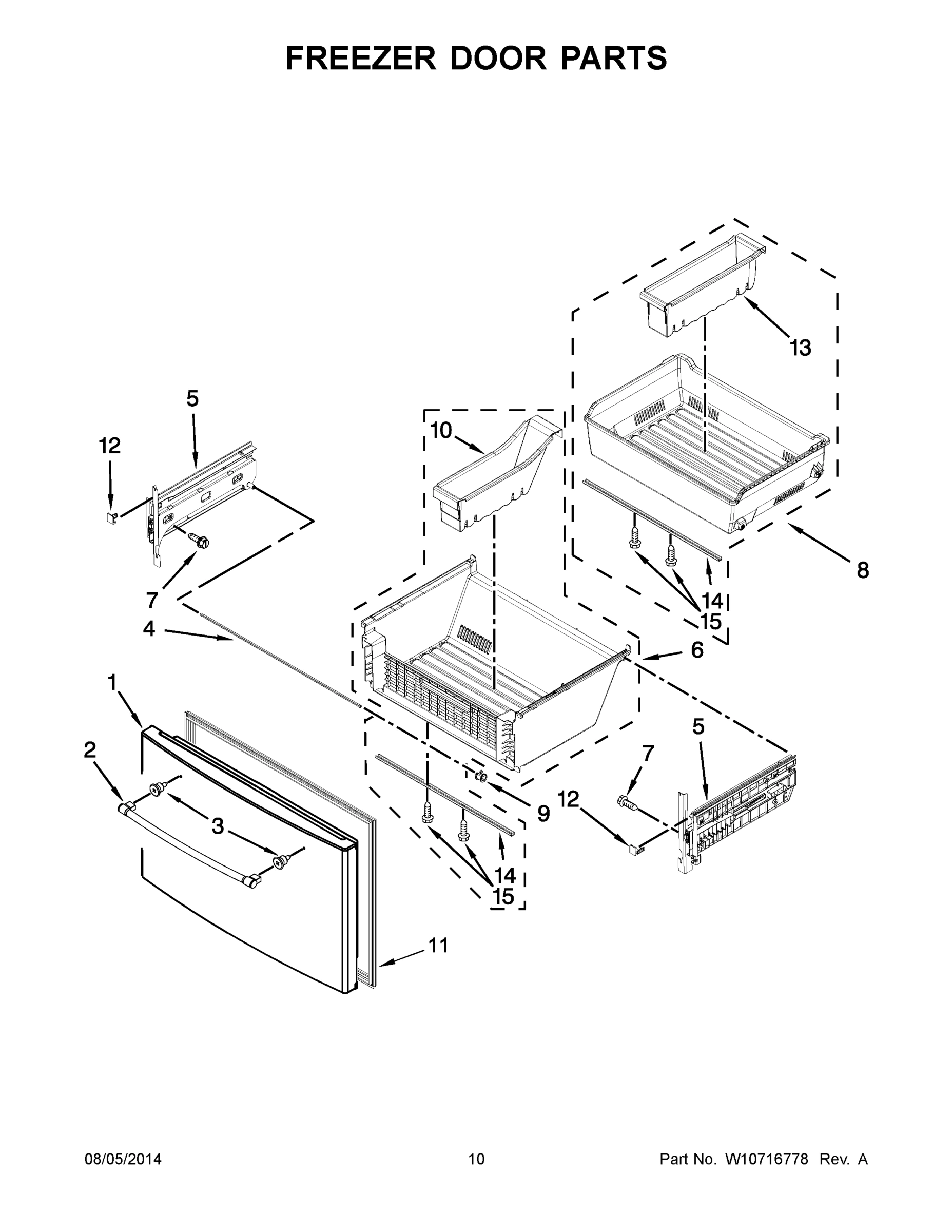 06 - FREEZER DOOR PARTS