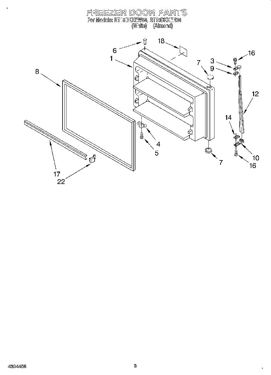 02 - FREEZER DOOR