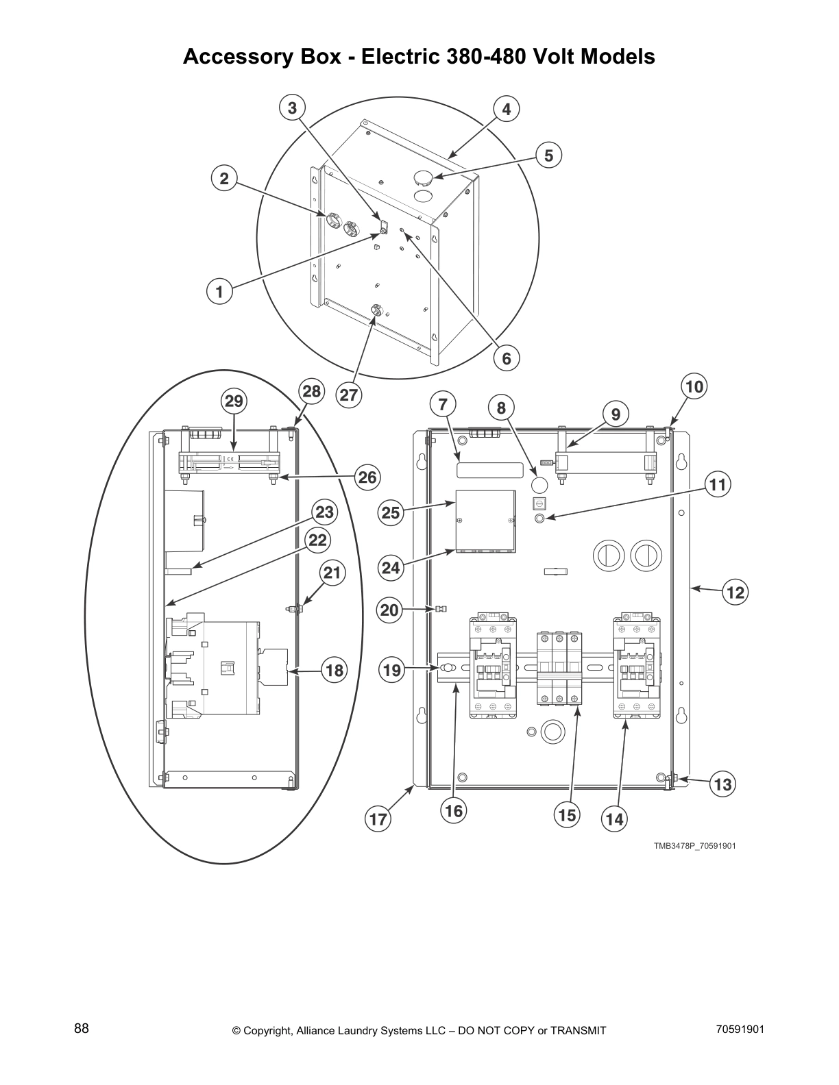 Accessory Box - Electric 380-480 Volt Models