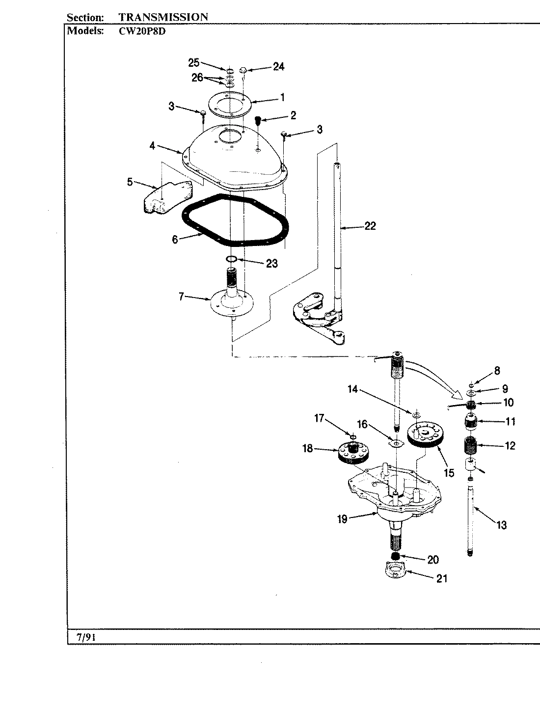 07 - TRANSMISSION (CW20P8D)