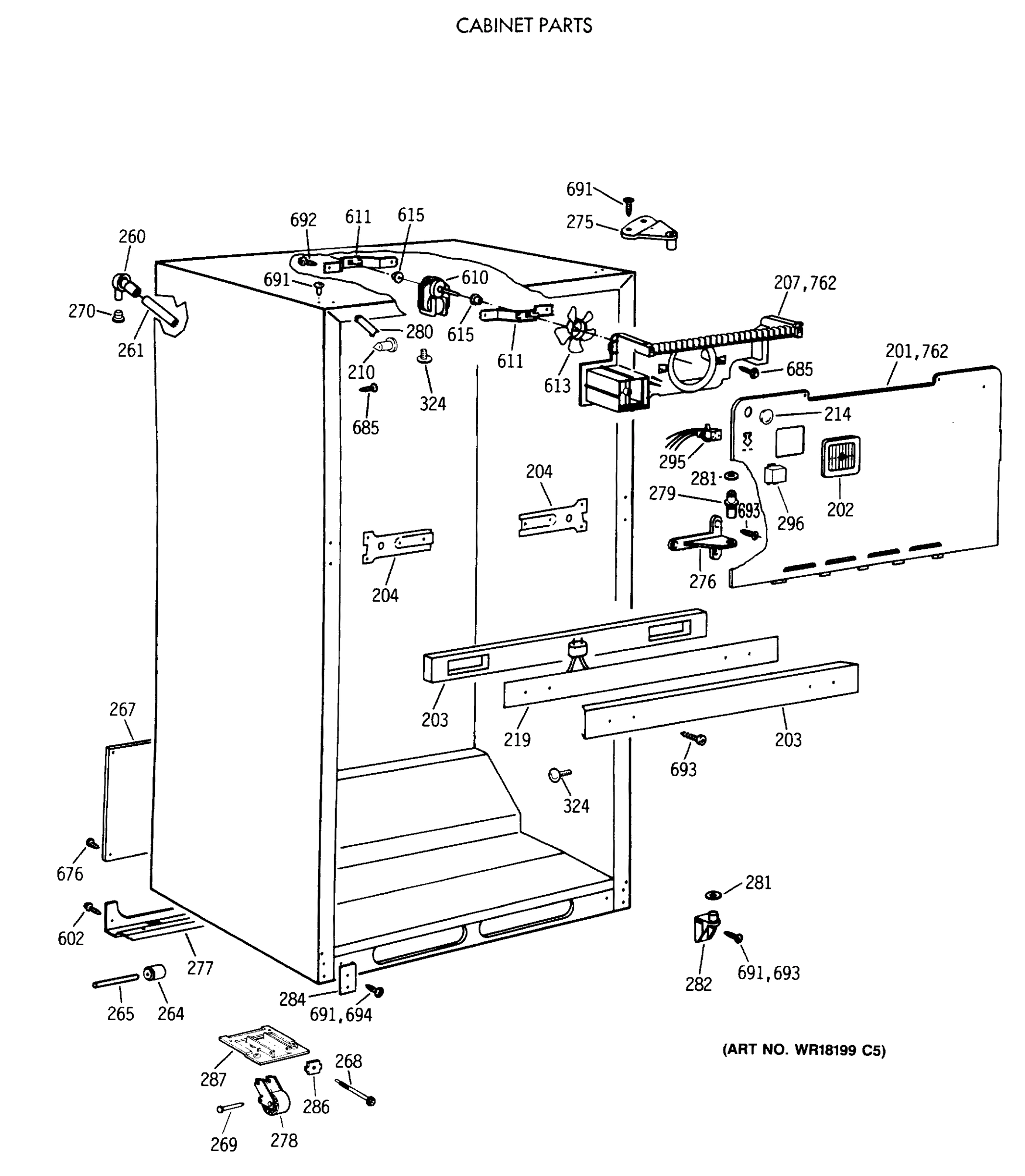 CABINET PARTS