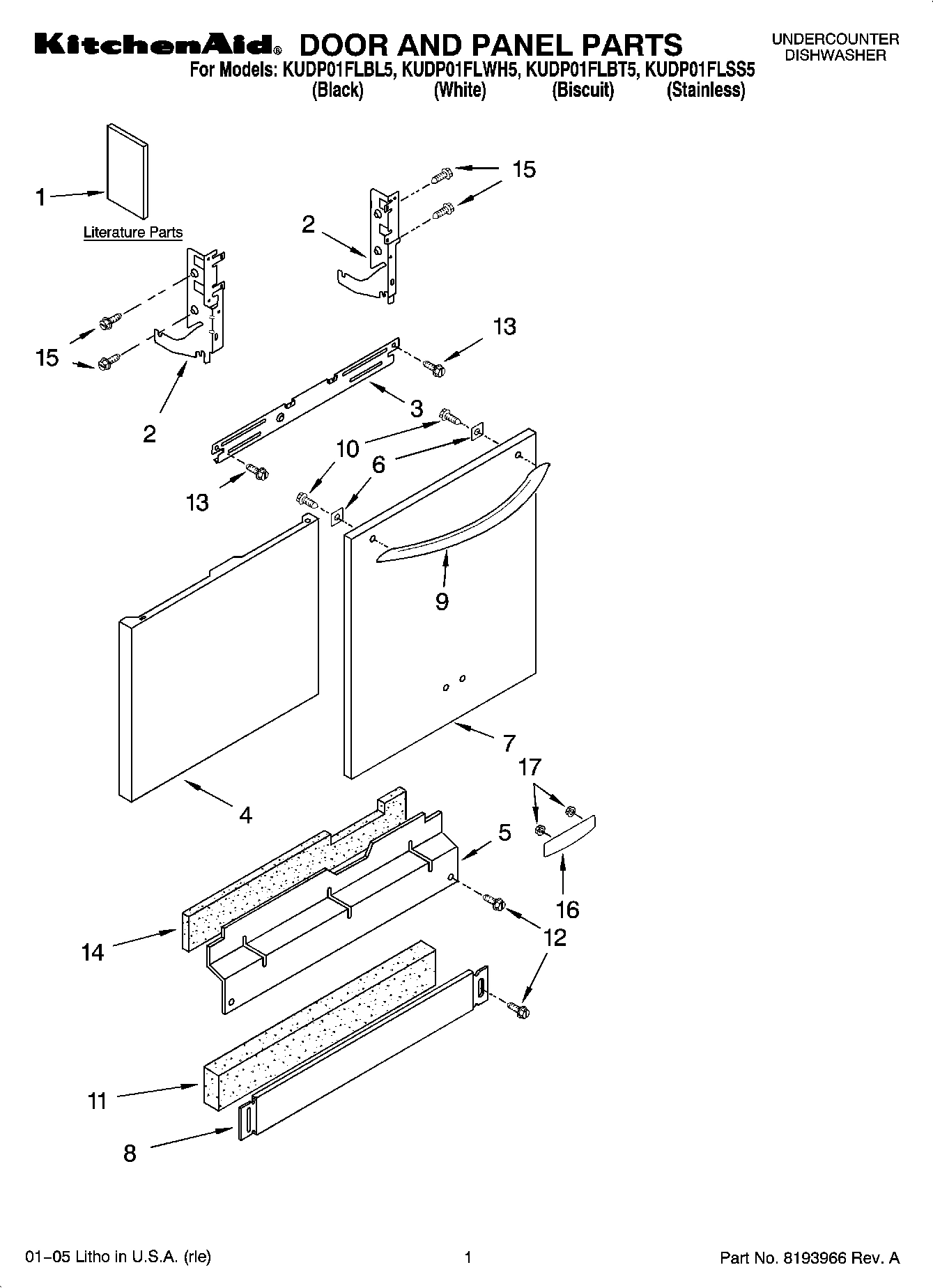 01 - DOOR AND PANEL PARTS