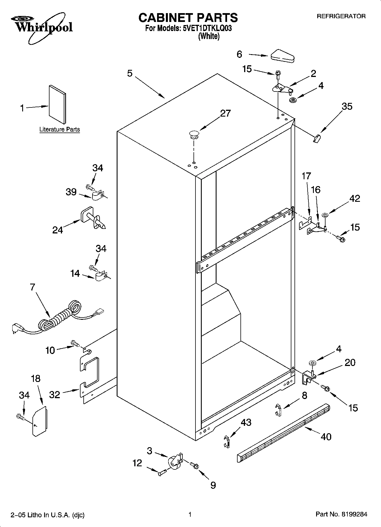 01 - CABINET PARTS