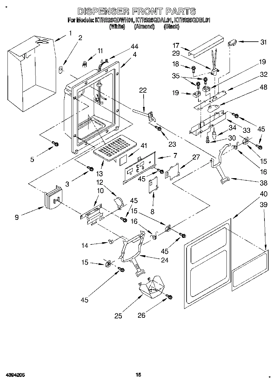 09 - DISPENSER FRONT