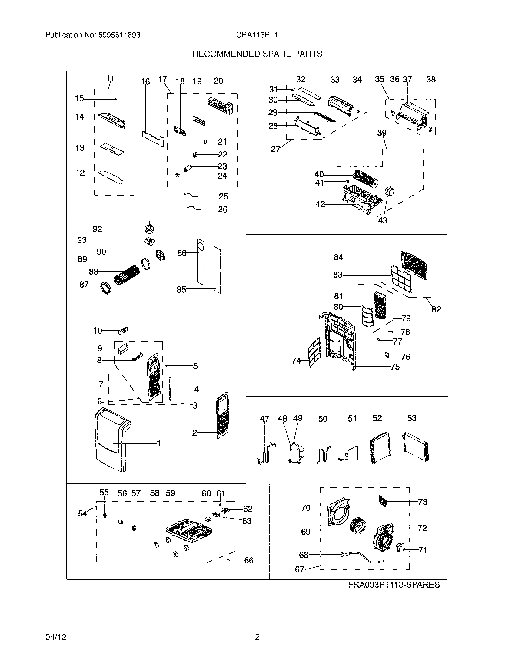03 - RECOMMENDED SPARE PARTS