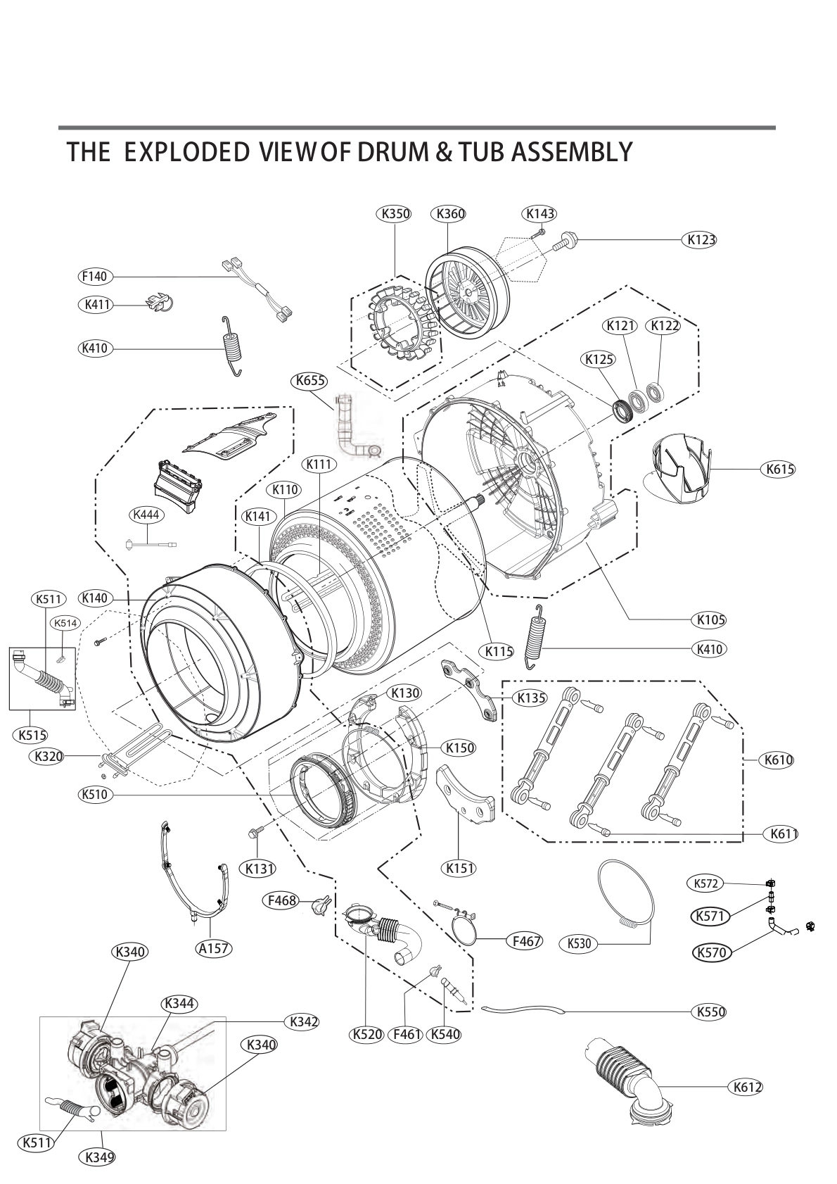 DRUM & TUB ASSEMBLY