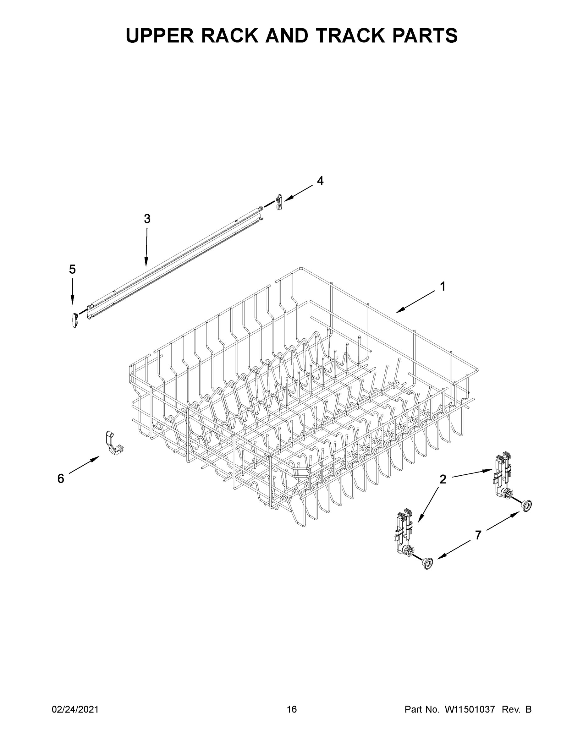09 - UPPER RACK AND TRACK PARTS