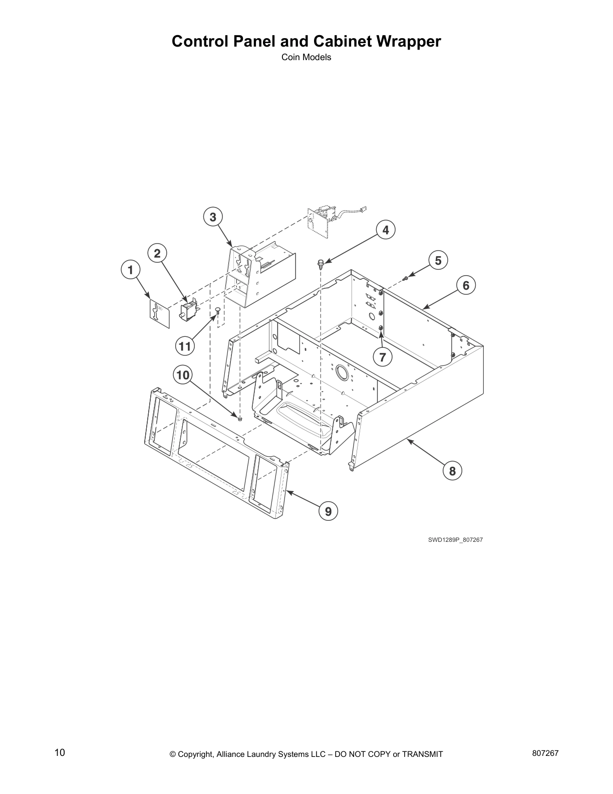Control Panel and Cabinet Wrapper