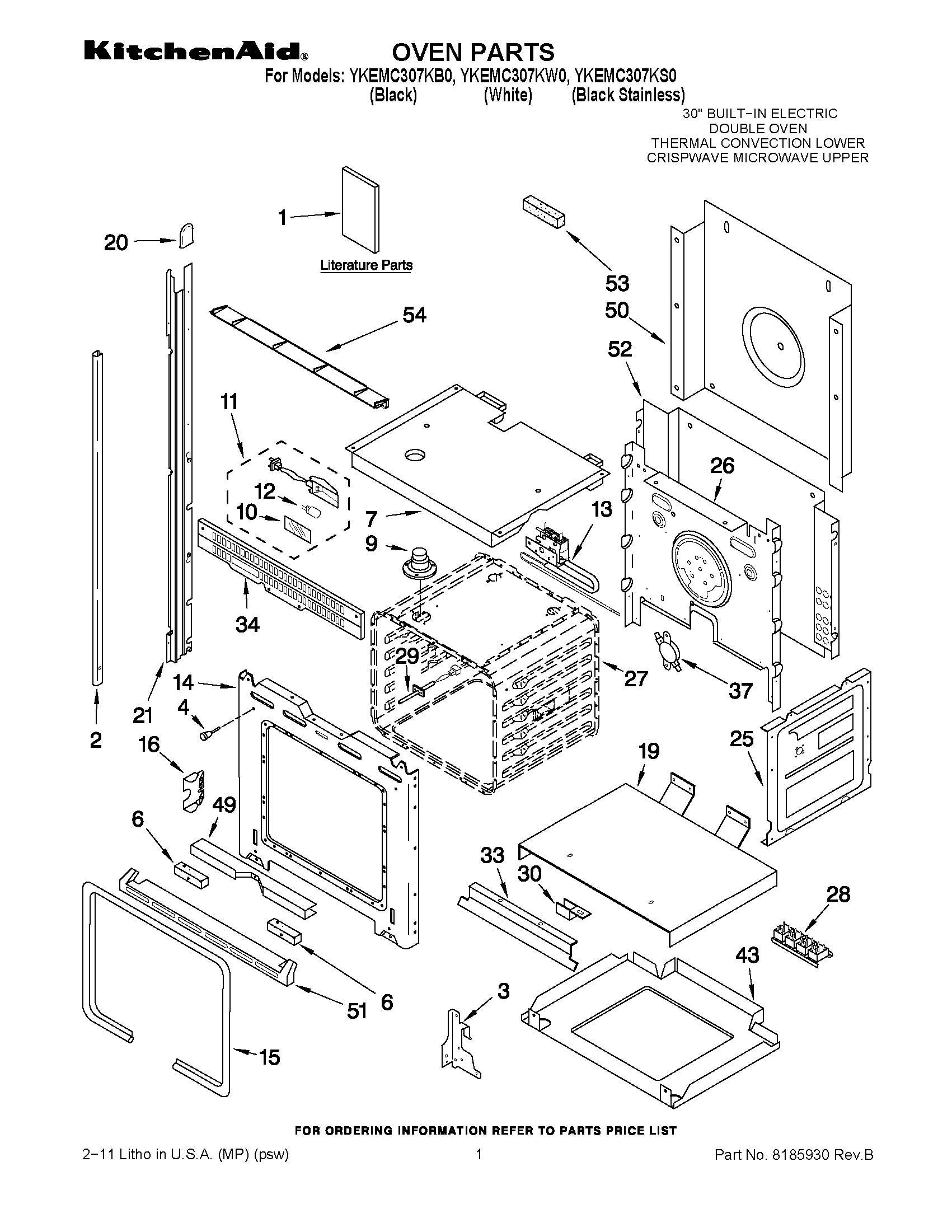01 - OVEN PARTS
