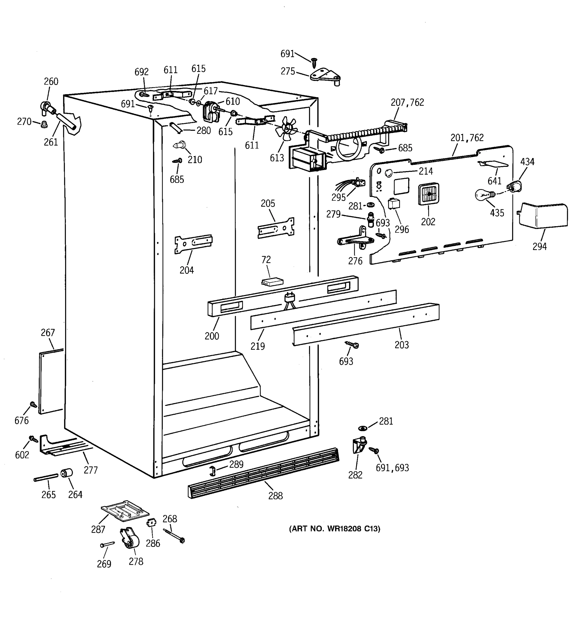 CABINET PARTS