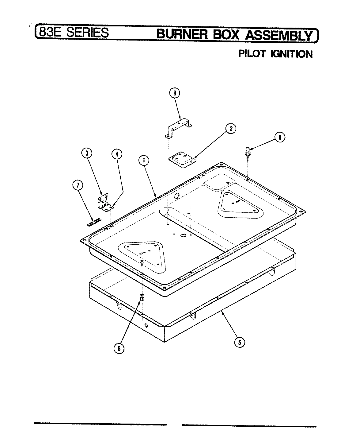 01 - BURNER BOX ASSY. (PILOT IGNITION)