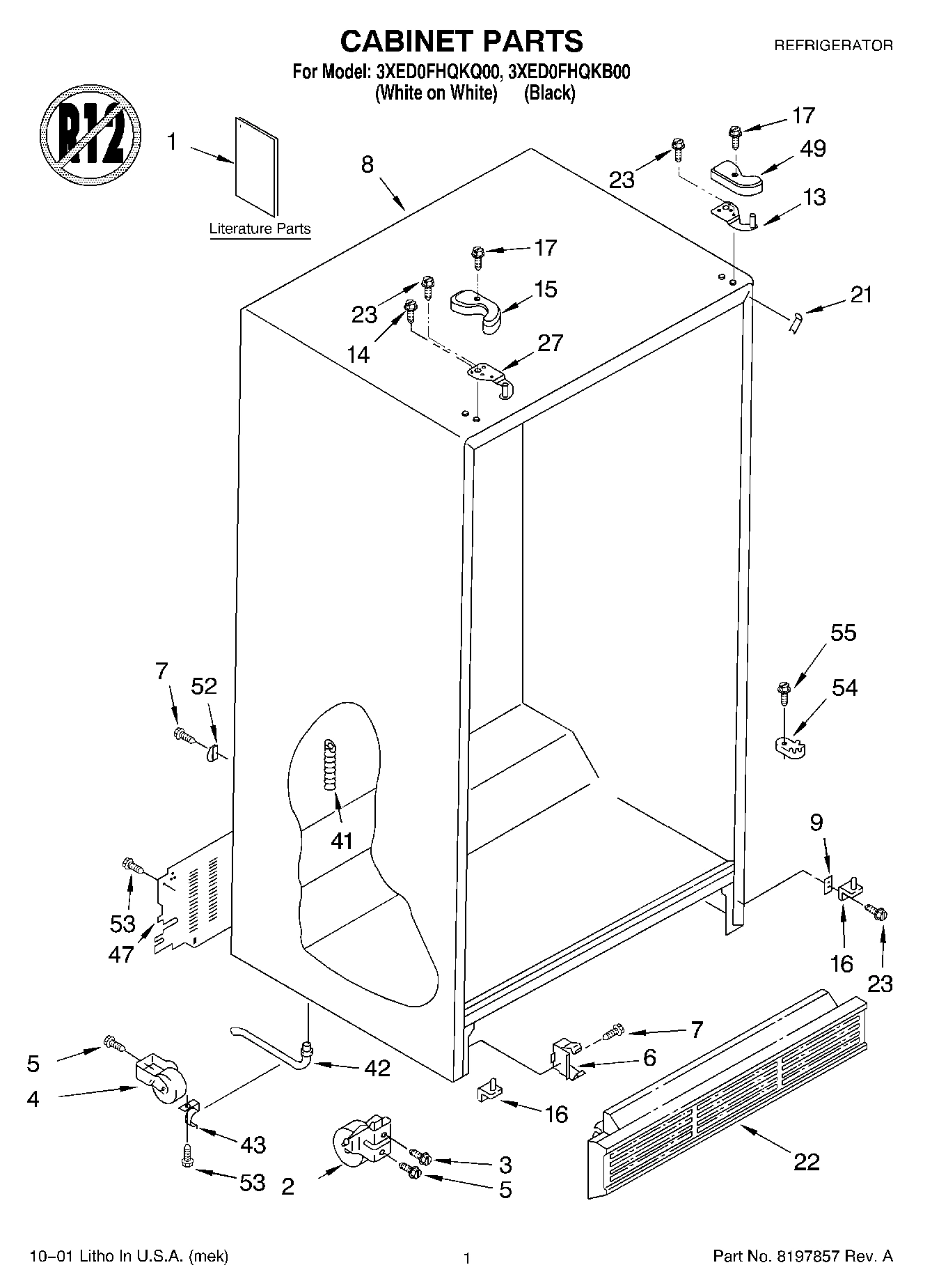 01 - CABINET, LITERATURE