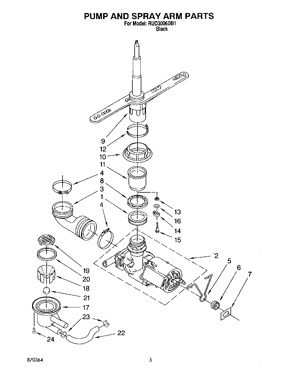 04 - PUMP AND SPRAY ARM