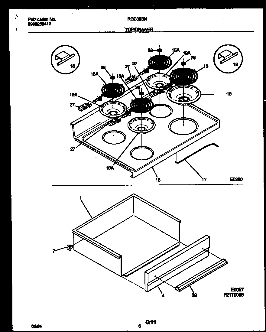 04 - COOKTOP AND DRAWER PARTS