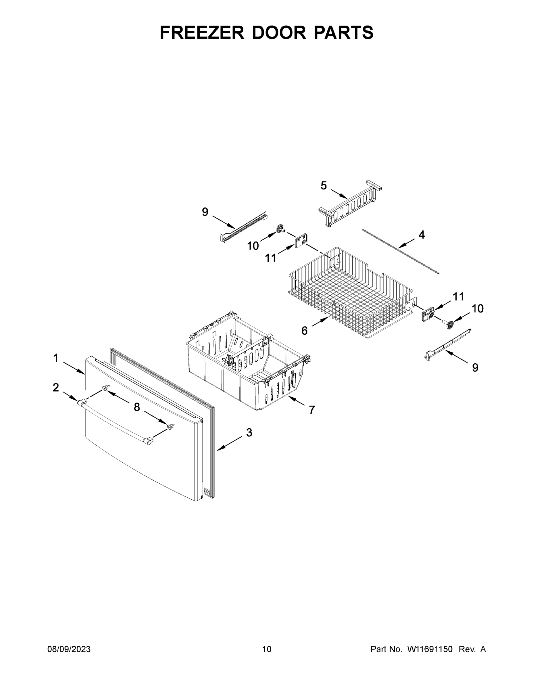 06 - FREEZER DOOR PARTS