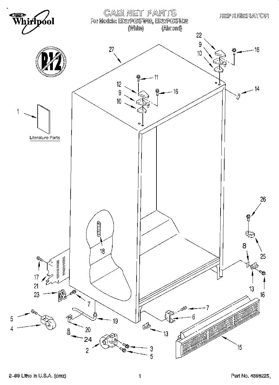 01 - CABINET, LITERATURE
