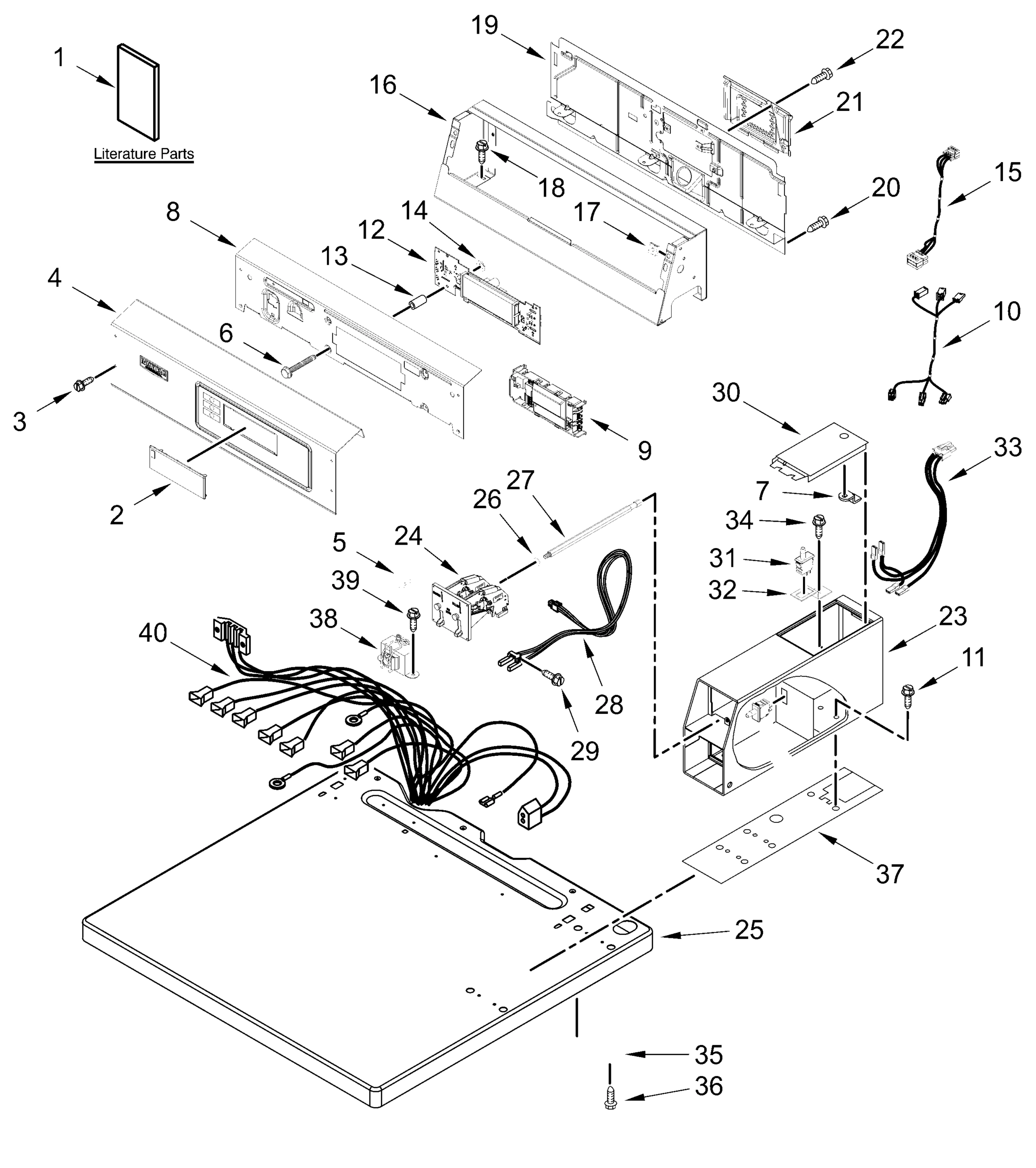 TOP AND CONSOLE PARTS