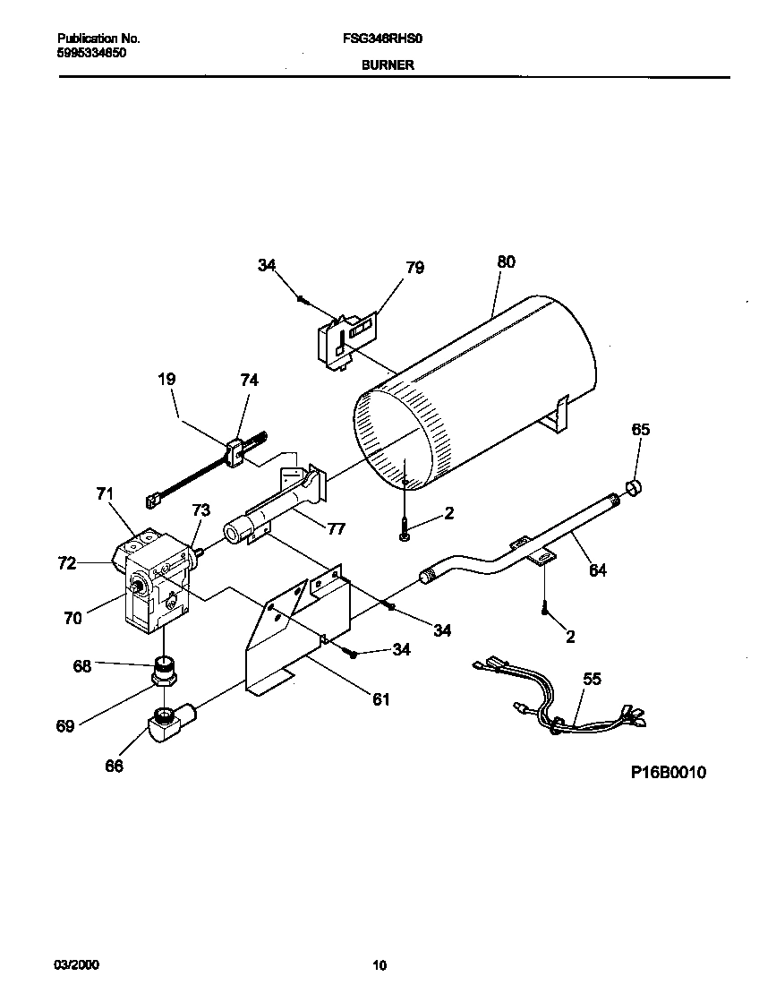06 - P16B0010 BURNER,VALVE