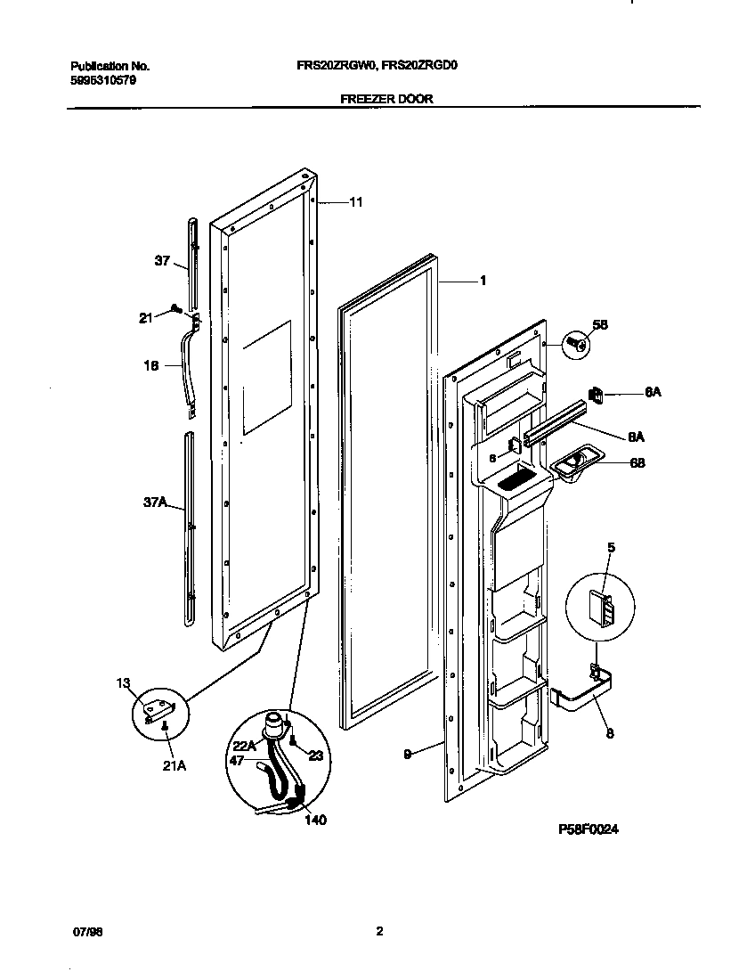 02 - FREEZER DOOR