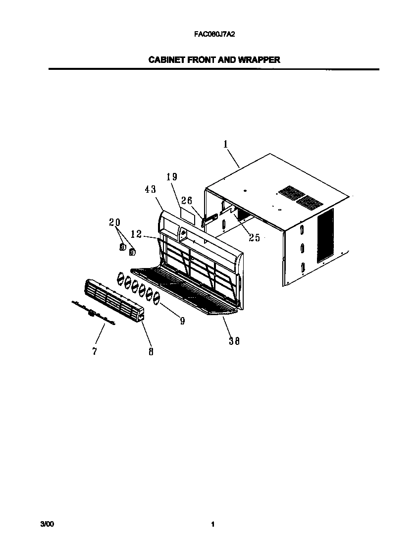 02 - CABINET FRONT AND WRAPPER