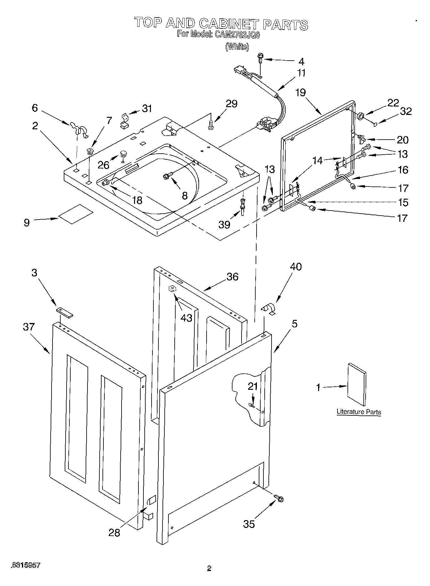 02 - TOP AND CABINET, LITERATURE