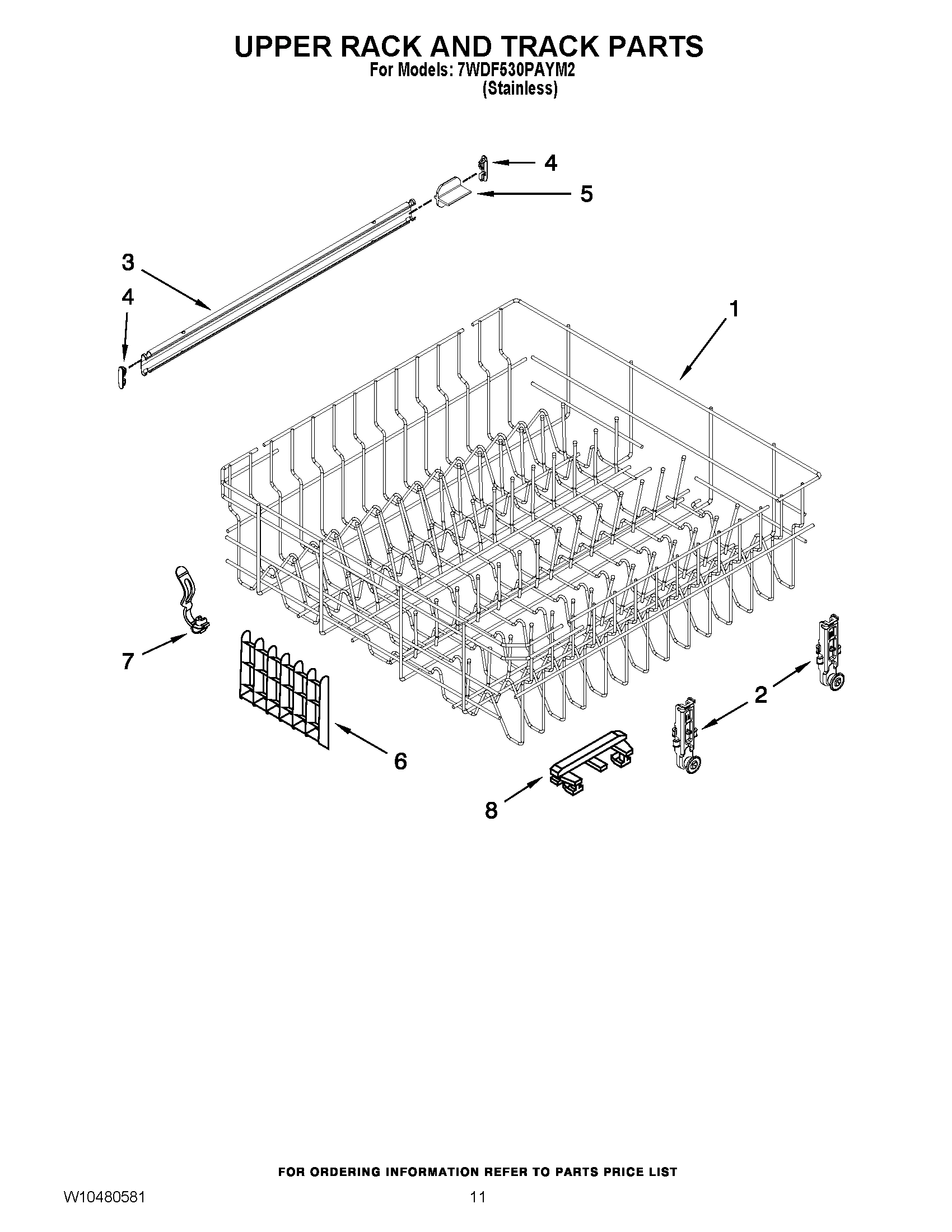 09 - UPPER RACK AND TRACK PARTS