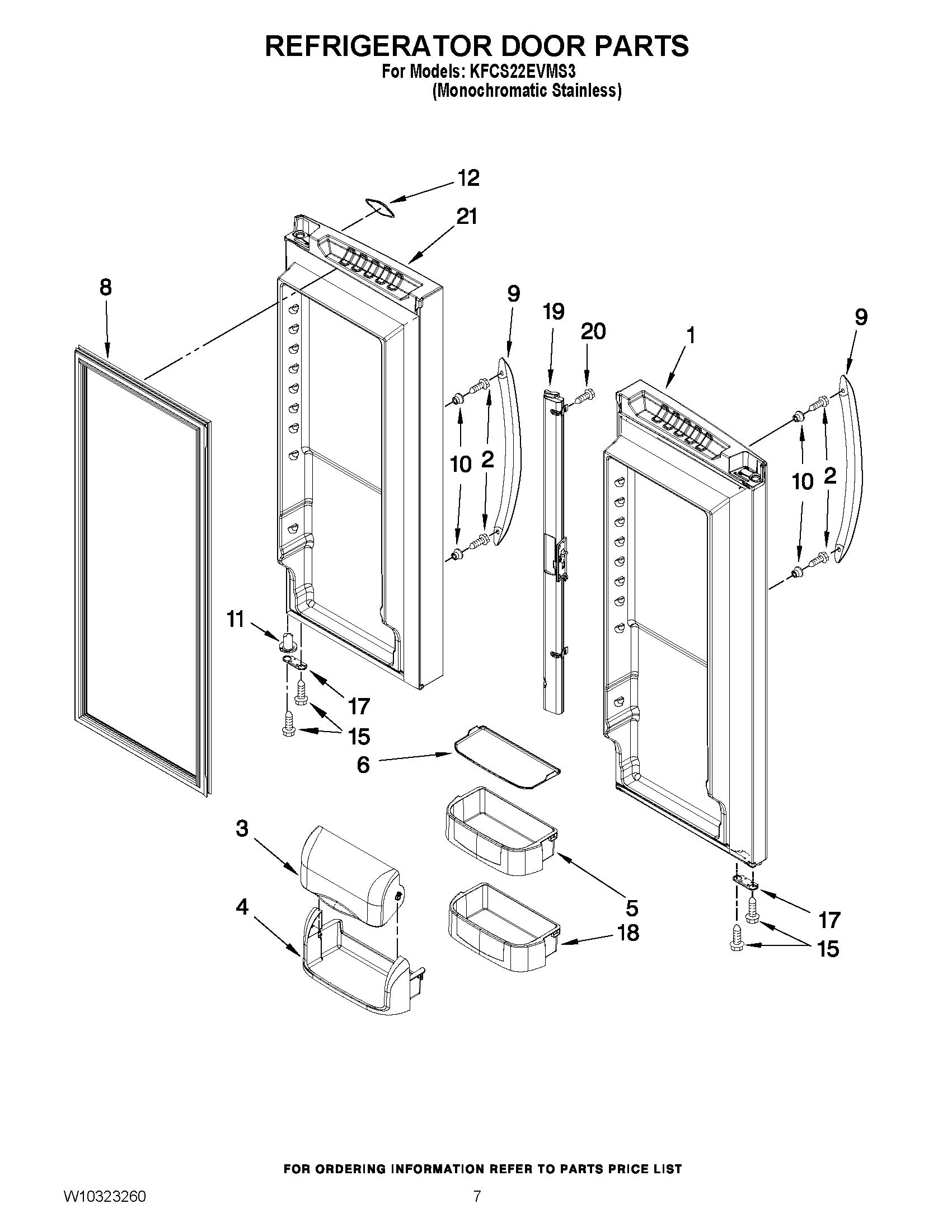 04 - REFRIGERATOR DOOR PARTS