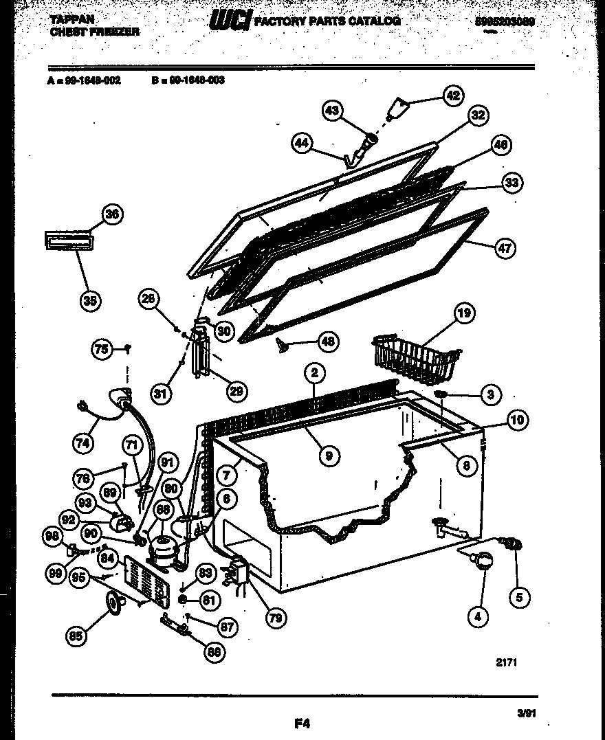 02 - CHEST FREEZER PARTS