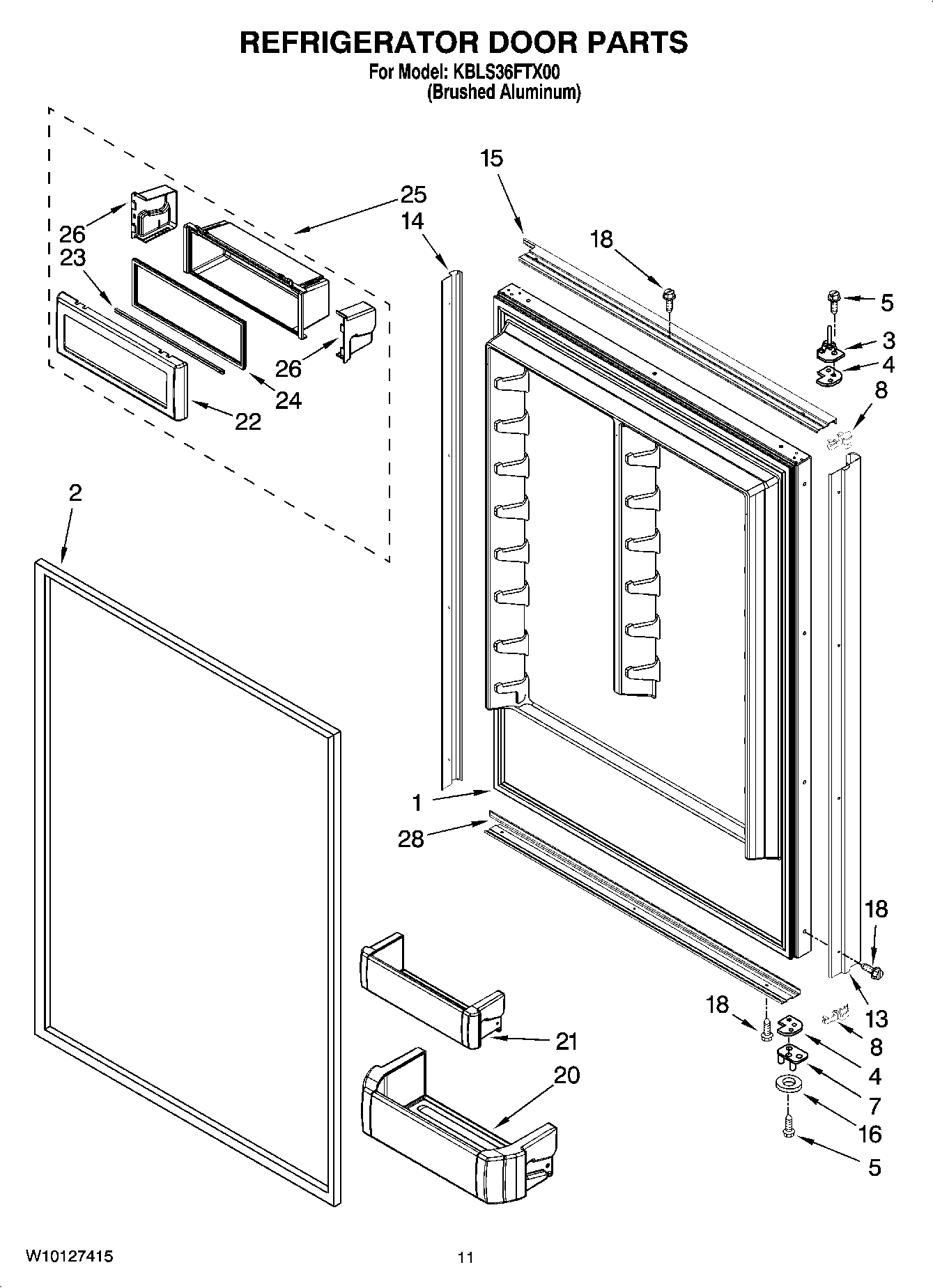 07 - REFRIGERATOR DOOR PARTS
