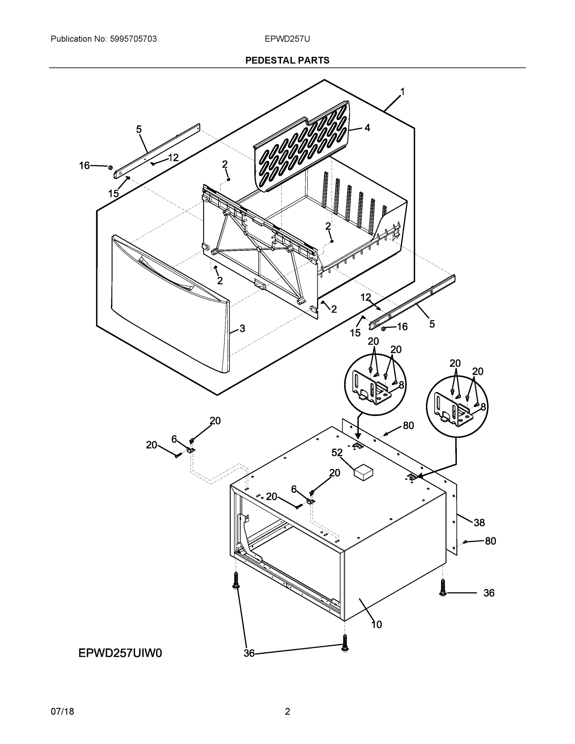 02 - PEDESTAL PARTS
