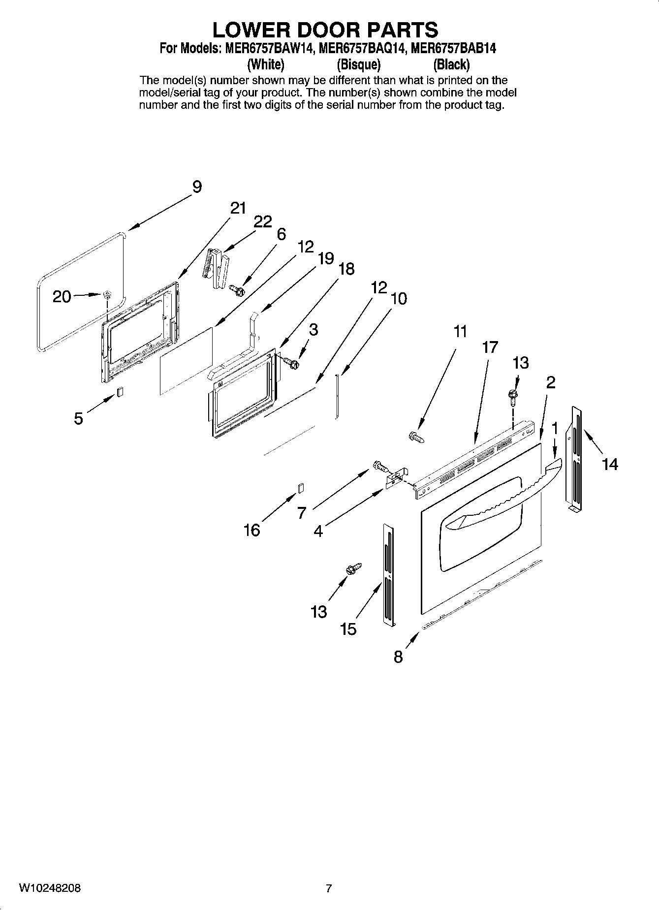 05 - LOWER DOOR PARTS