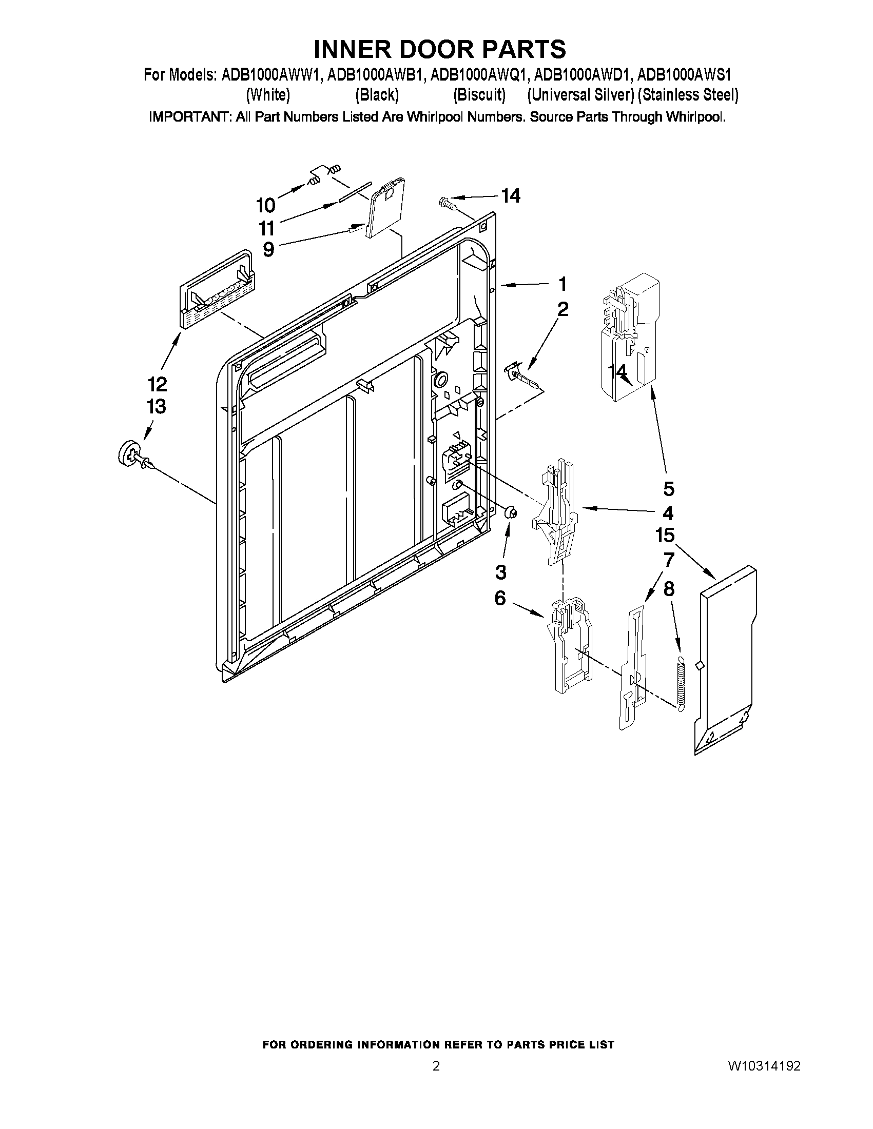 02 - INNER DOOR PARTS