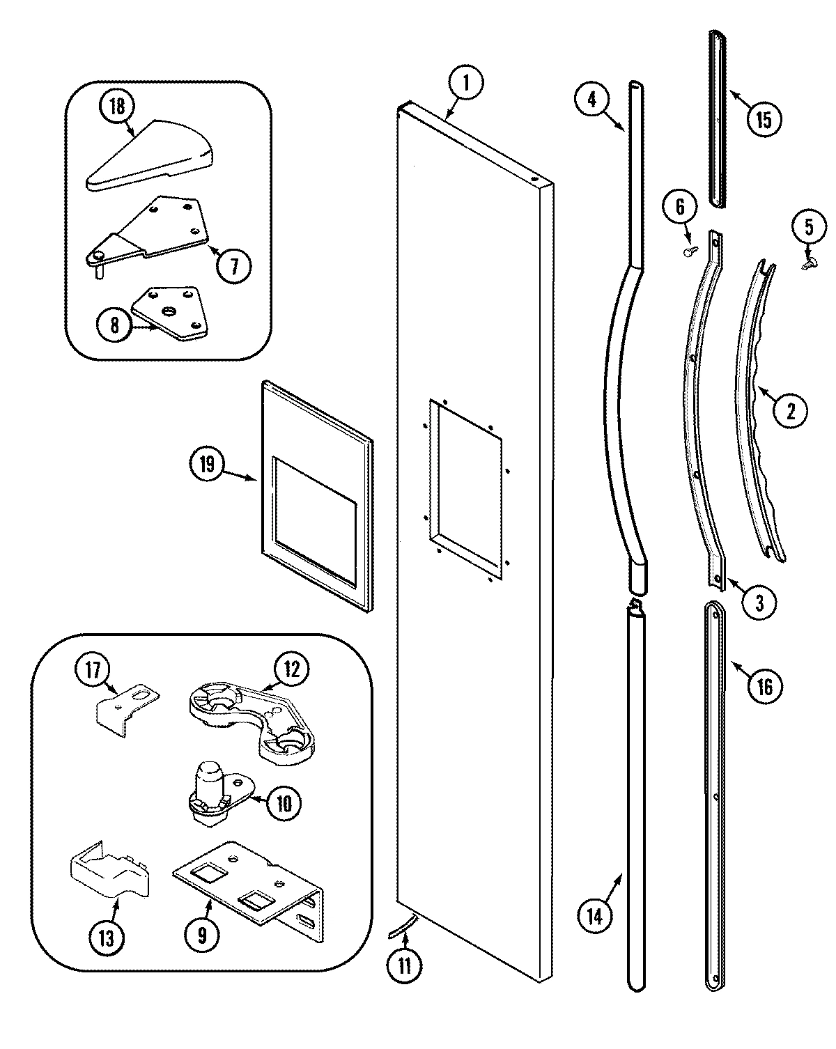 06 - FREEZER OUTER DOOR