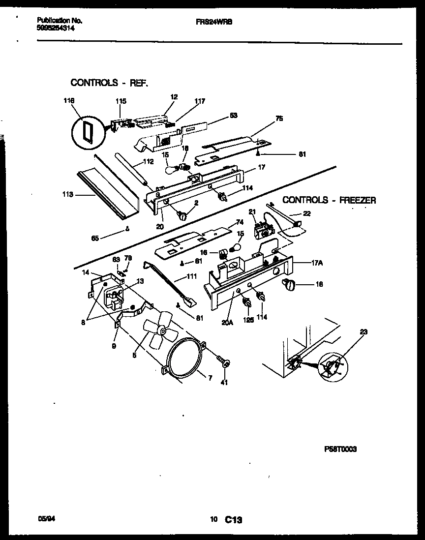 06 - REFRIGERATOR CONTROL ASSEMBLY, DAMP