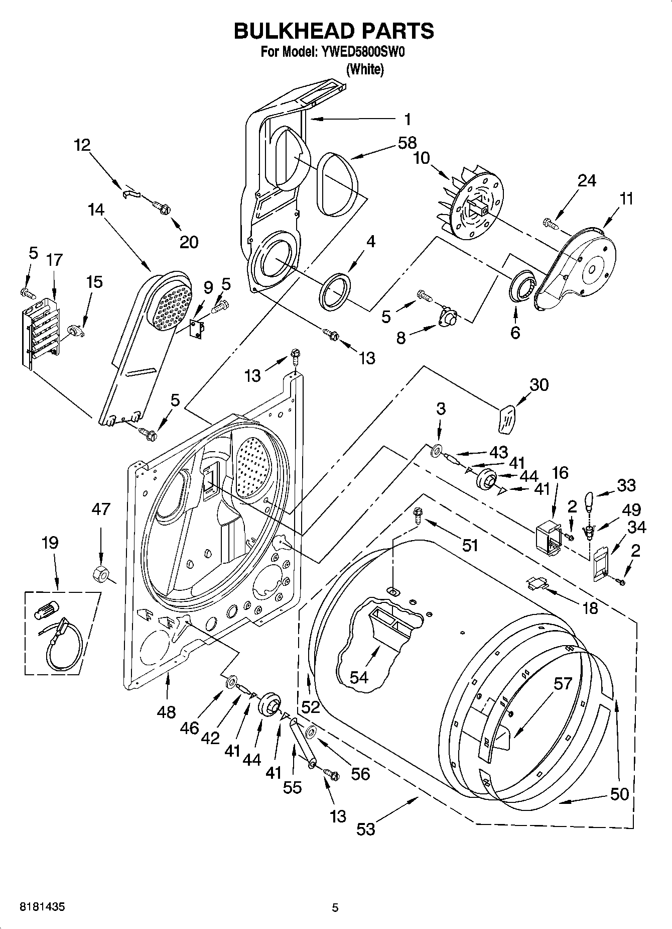 03 - BULKHEAD PARTS, OPTIONAL PARTS (NOT INCLUDED)
