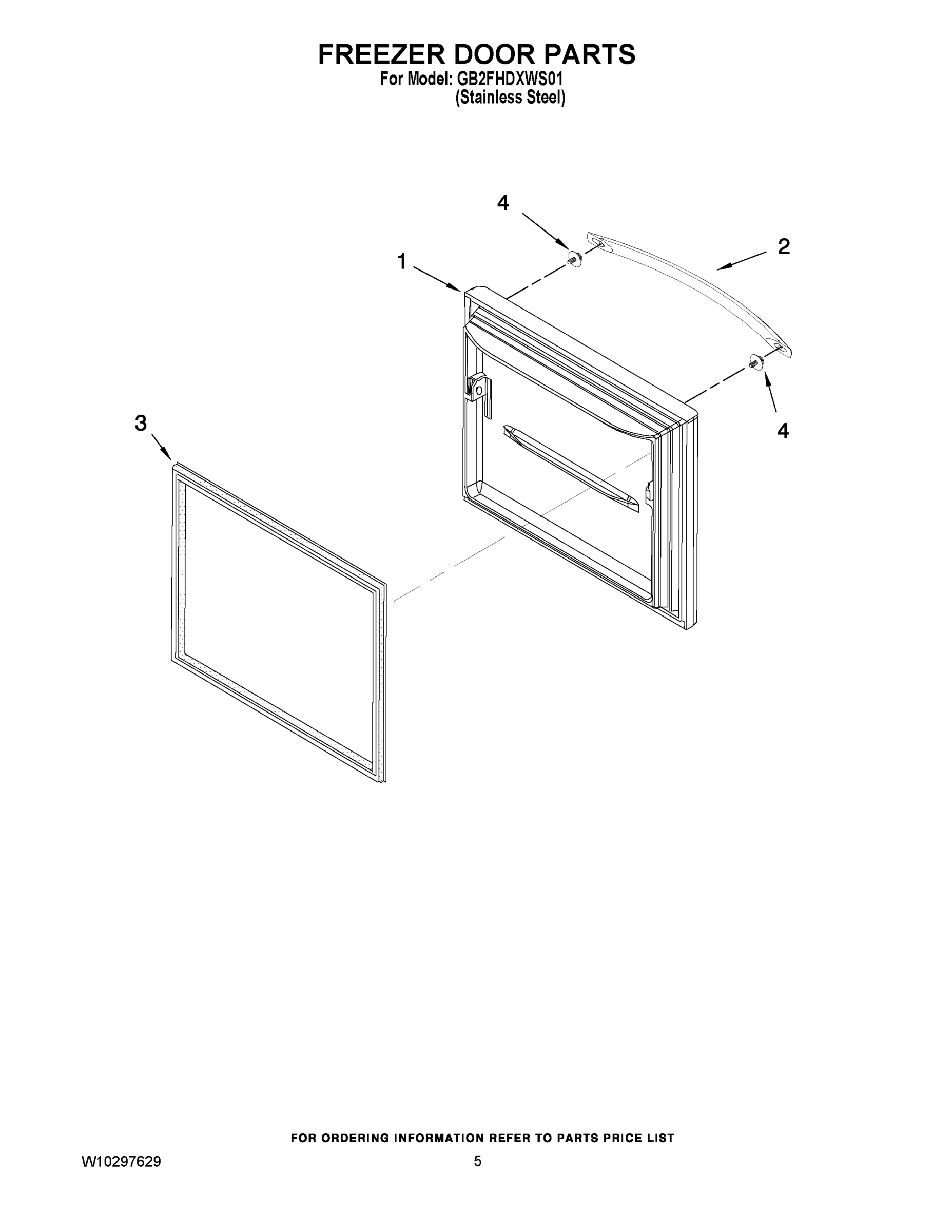 03 - FREEZER DOOR PARTS