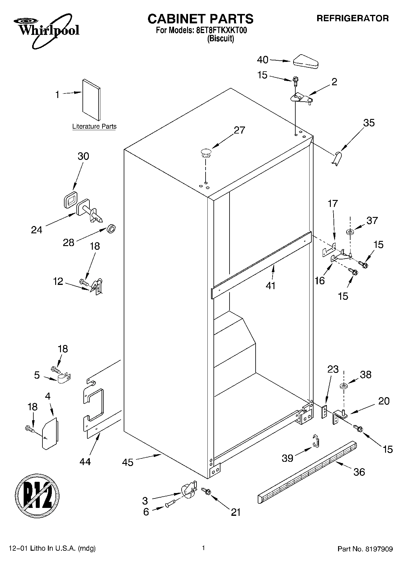 01 - CABINET, LITERATURE