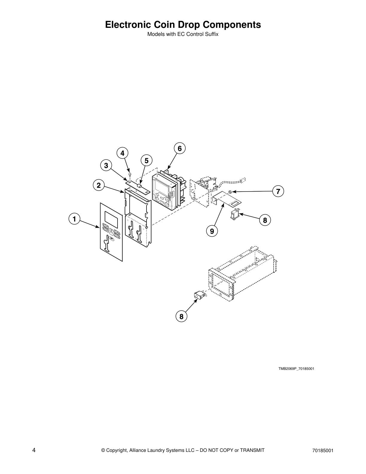 Electronic Coin Drop Components
