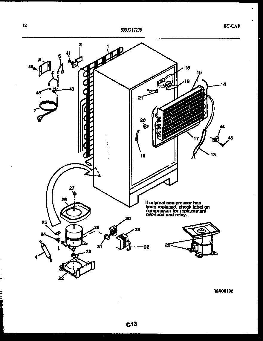 07 - SYSTEM AND AUTOMATIC DEFROST PARTS