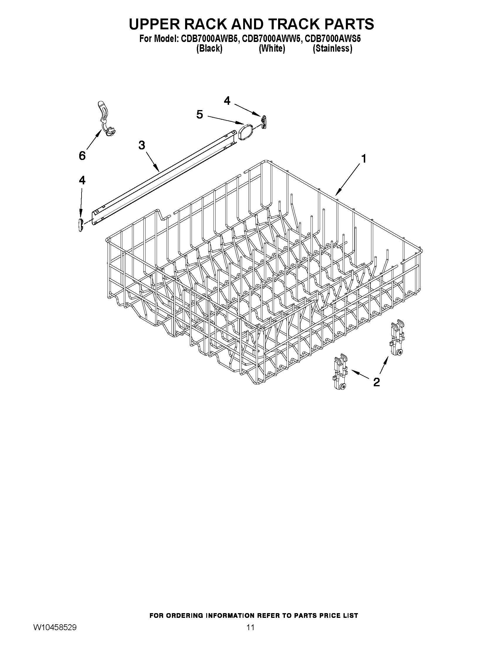 09 - UPPER RACK AND TRACK PARTS