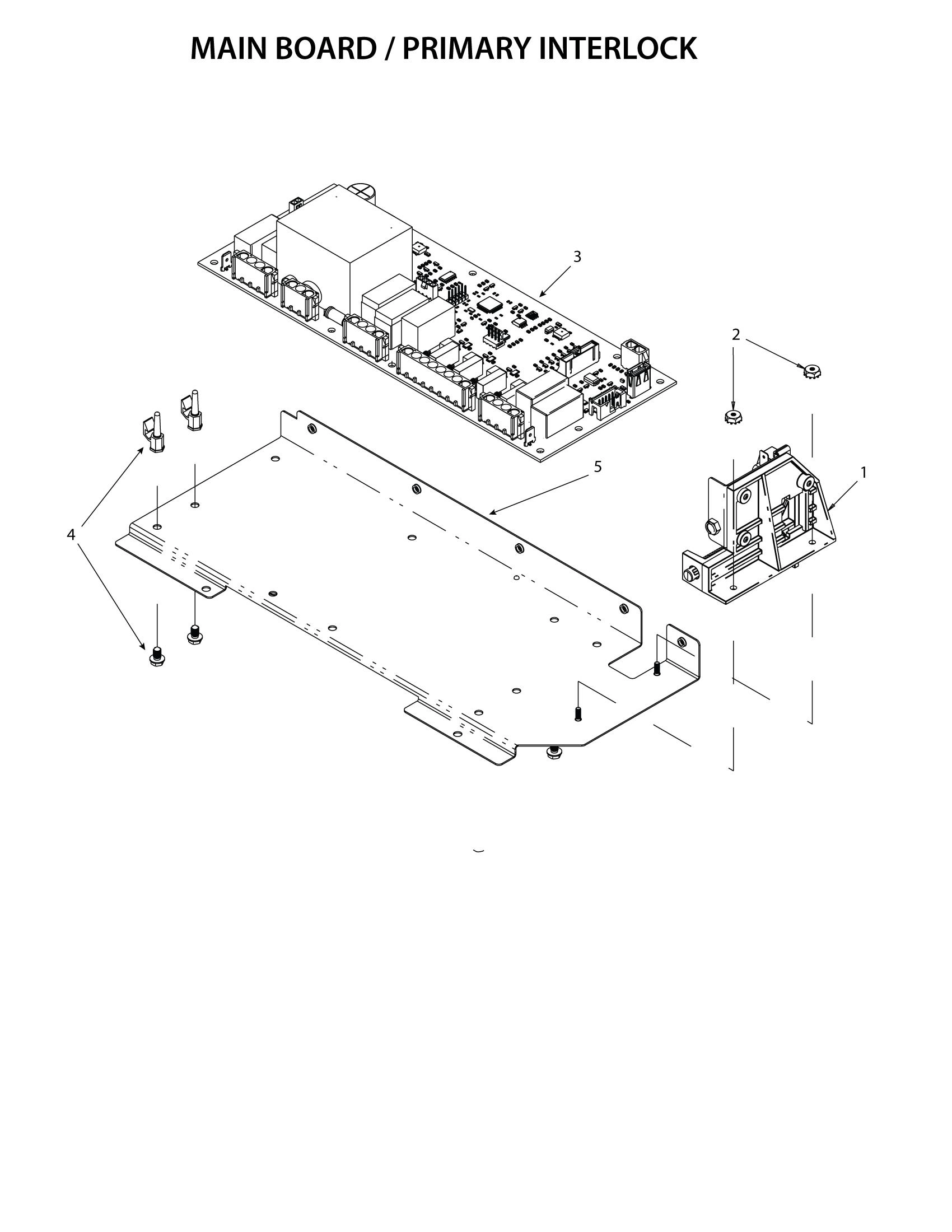 MAIN BOARD / PRIMARY INTERLOCK