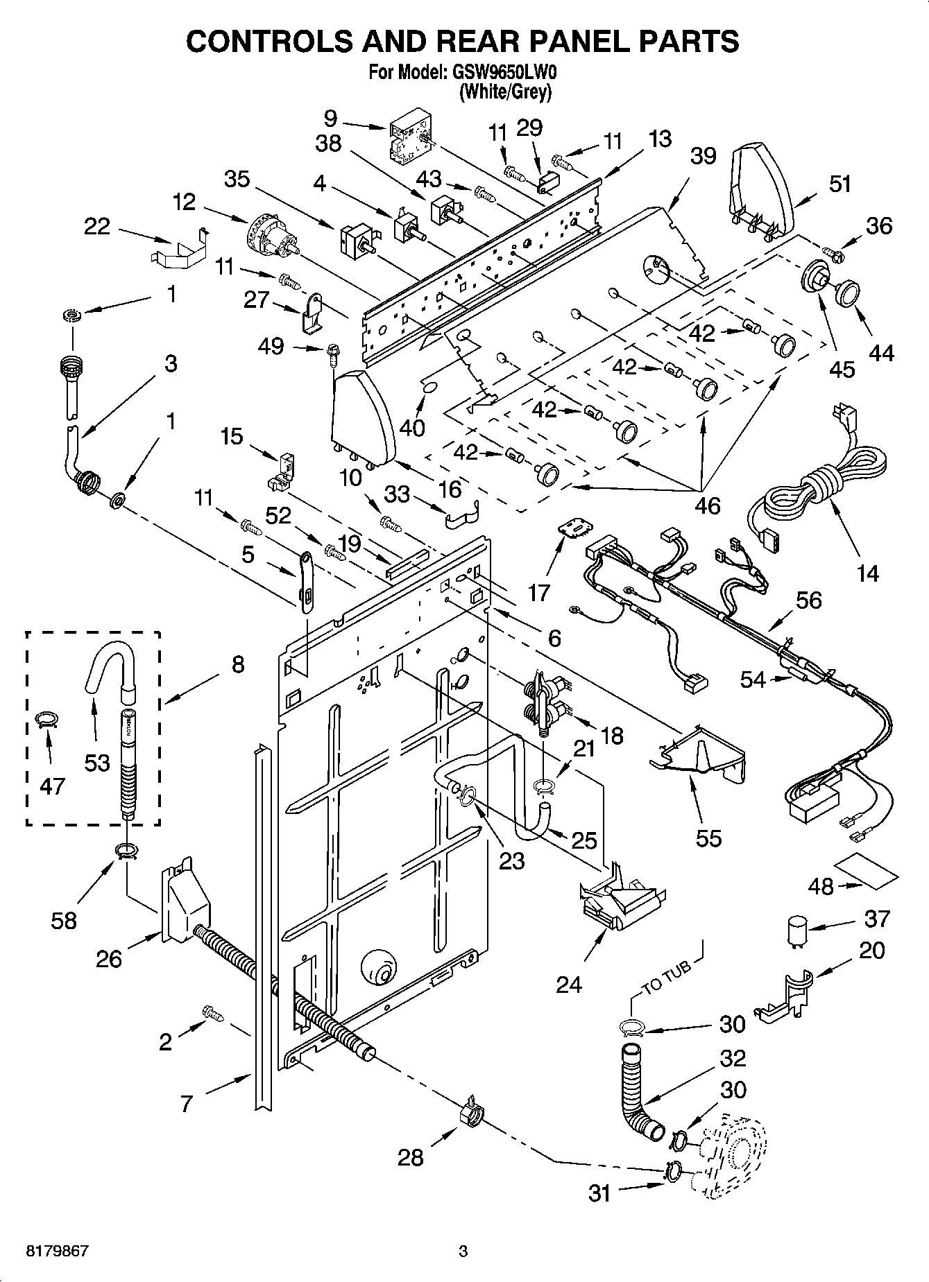 02 - CONTROLS AND REAR PANEL PARTS